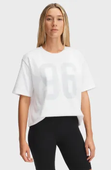 Женская белая футболка UA HWT OS 96 SS Белый XS Under Armour 1389751-100