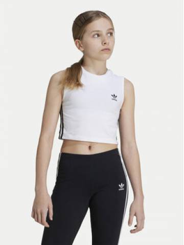 adidas Топ Trefoil JE0514 Білий Regular Fit adidas Топ Trefoil JE0514 Білий Regular Fit