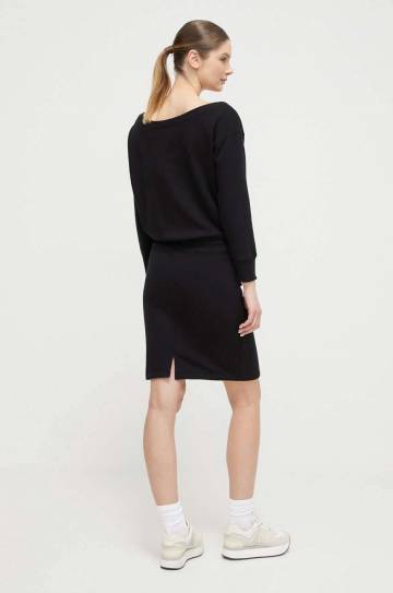 Платье Dkny цвет чёрный mini прямая Платье Dkny цвет чёрный mini прямая