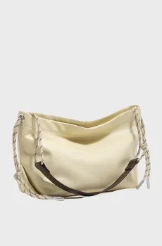 Женская белая кожаная сумка Белый ONESIZE Bimba Y Lola 261BBAJ6N.10125