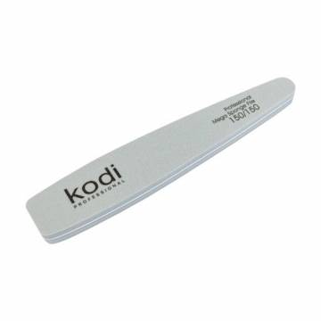 Пилка-баф для ногтей конической формы Kodi Professional 168, 150/150 грит серая, 178*32*11.5 мм Пилка-баф для ногтей конической формы Kodi Professional 168, 150/150 грит серая, 178*32*11.5 мм