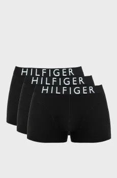 Мужские черные боксеры (3 шт) Черный S Tommy Hilfiger UM0UM03464