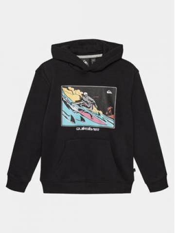 Quiksilver Світшот Graphichoodie Otlr EQBFT03845 Чорний Regular Fit Quiksilver Світшот Graphichoodie Otlr EQBFT03845 Чорний Regular Fit