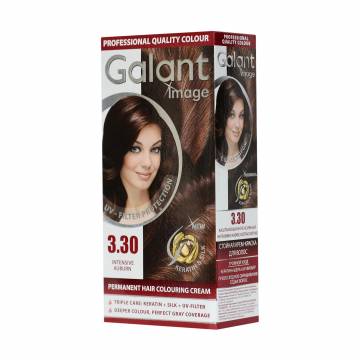 Крем-краска для волос Galant Image Permanent Hair Colouring Cream 3.30 Каштановый интенсивный, 115 мл Крем-краска для волос Galant Image Permanent Hair Colouring Cream 3.30 Каштановый интенсивный, 115 мл