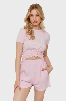 Женские розовые шорты Розовый 32 Tally Weijl SSHCOJOHNOS