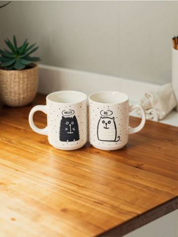 Кружки 2 упаковки - різнобарвний