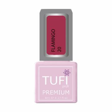 Гель-лак для ногтей Tufi profi Premium Flamingo 20 Спокойный розовый, 8 мл Гель-лак для ногтей Tufi profi Premium Flamingo 20 Спокойный розовый, 8 мл