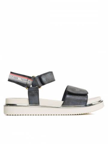 Tommy Hilfiger Босоніжки Platform Velcro Sandal T3A2-32760-0568 S Cиній Tommy Hilfiger Босоніжки Platform Velcro Sandal T3A2-32760-0568 S Cиній