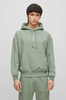 Мужское оливковое худи Оливковый S HUGO 50494180;330