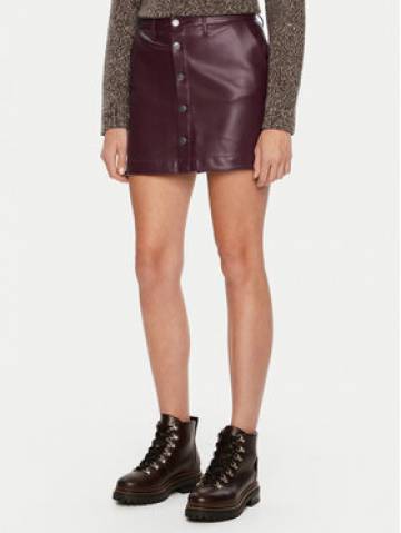 ONLY Спідниця зі штучної шкіри Amazing 15331876 Бордовий Slim Fit ONLY Спідниця зі штучної шкіри Amazing 15331876 Бордовий Slim Fit