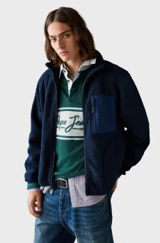 Мужская темно-синяя куртка BORG Синий M Pepe Jeans PM4027353