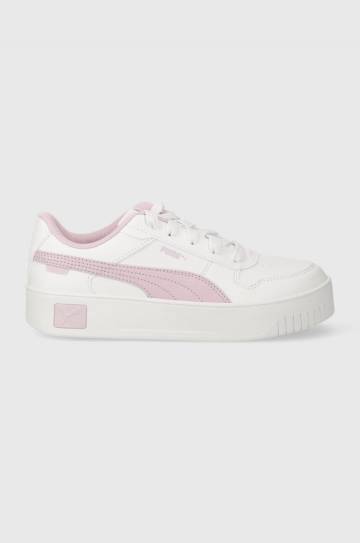 Детские кроссовки Puma Carina Street PS цвет бежевый