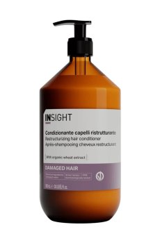Восстанавливающий кондиционер Insight Damaged Hair Restructurizing Hair Conditioner для поврежденных волос, 900 мл (стекло)