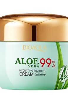 Увлажняющий крем для лица Bioaqua Aloe Vera 99% Hydrating Soothing Cream из алоэ вера, 50 г