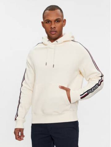 Tommy Hilfiger Світшот Global Stripe MW0MW33659 Бежевий Regular Fit Tommy Hilfiger Світшот Global Stripe MW0MW33659 Бежевий Regular Fit