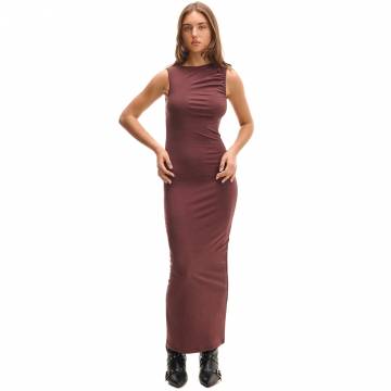 Cropp - Гладка сукня максі - коричневий Cropp - Гладка сукня максі - коричневий