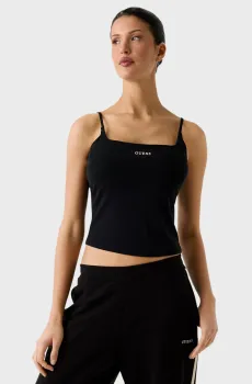 Женский черный топ Черный S Guess V6GP18.K3470;JBLK