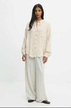 Рубашка со льном Answear.LAB