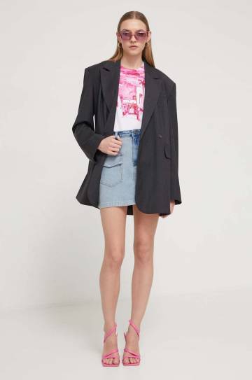Джинсовая юбка Desigual mini карандаш Джинсовая юбка Desigual mini карандаш
