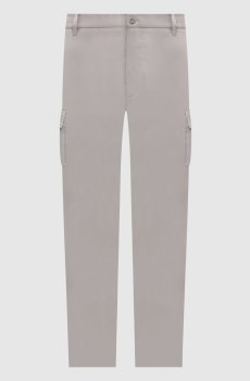 Зеленые брюки карго