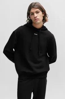 Мужское черное худи Черный XS HUGO 50486478;001