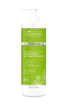 Нормализующий тоник для лица Bielenda Professional Supremelab Sebio Derm Toner с антибактериальным комплексом, 500 мл