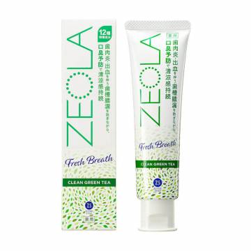 Зубная паста Zettoc Zeola White Fresh Breath Clean Green Tea Свежее дыхание, 95 г Зубная паста Zettoc Zeola White Fresh Breath Clean Green Tea Свежее дыхание, 95 г
