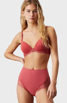 Женский терракотовый бюстгальтер LIFT DEMI Красный 34A Calvin Klein LV00QF8122