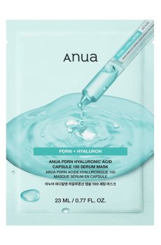 Тканевая маска для лица Anua PDRN + Hyaluronic Acid Capsule 100 Serum Mask, 23 мл