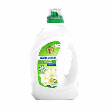 Концентрированный смягчитель для тканей Wash & Free Жасмин, 2 л Концентрированный смягчитель для тканей Wash & Free Жасмин, 2 л