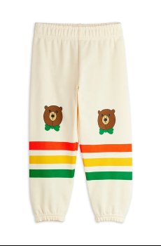 Детские хлопковые штаны Mini Rodini Bear