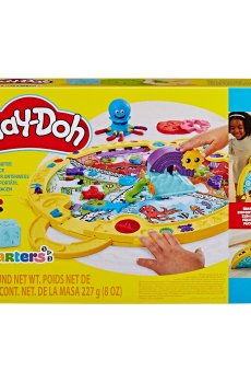 Набор для лепки Play-Doh Starters Веселое игровое поле, 7*33*23 см, от 3 лет, 4 баночки (F9143)