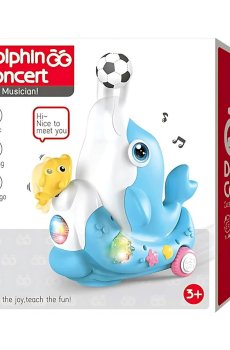 Детская интерактивная игрушка HR Игры дельфина, от 3 лет, 16*9*17 см (WFM999122)