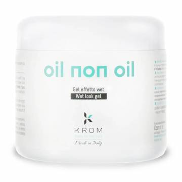 Гель для создания эффекта мокрых волос Krom Oil Non Oil Wet Look Gel, 500 мл Гель для создания эффекта мокрых волос Krom Oil Non Oil Wet Look Gel, 500 мл