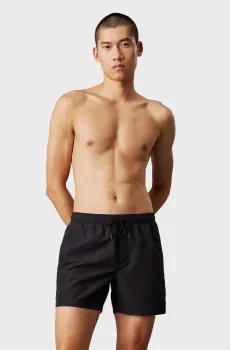 Мужские черные плавательные шорты MEDIUM DRAWSTRING Черный M Calvin Klein KM0KM01166