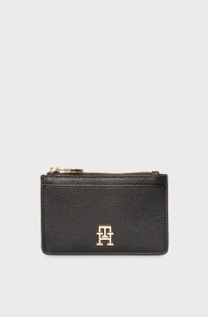Женский черный кардхолдер DISTINCT LONG Черный ONESIZE Tommy Hilfiger AW0AW17481