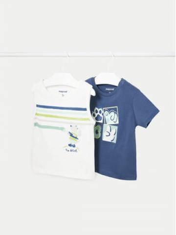 Mayoral Набір з 2 футболок 01032 Голубий Regular Fit