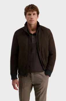 Мужская темно-коричневая куртка Коричневый 58 Pierre Cardin PC.-C8 10216.0104