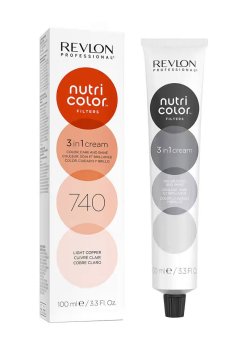 Тонирующая маска для волос Revlon Professional Nutri Color Filters Toning 740 Light Copper, 100 мл