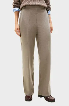 Женские бежевые брюки PUNTO GB STRAIGHT PANT Бежевый M Tommy Hilfiger WW0WW47799