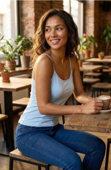 Майка - блакитний