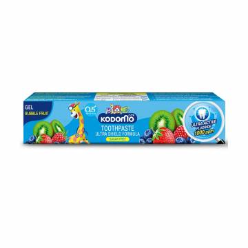 Детская зубная гель-паста Kodomo Ultra Shield Formula Мультифрукт, 40 г Детская зубная гель-паста Kodomo Ultra Shield Formula Мультифрукт, 40 г