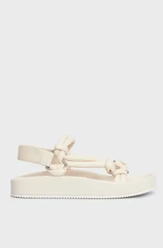 Женские бежевые кожаные сандалии Sabine Бежевый 36 PRPY PRSPT0026W