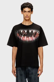 Мужская черная футболка T-BOXT-T22 Черный S Diesel A19617 0PLAT