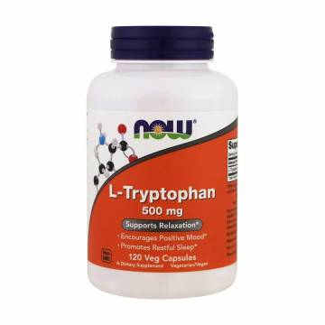 L-Триптофан NOW foods L-Tryptophan 500 мг, 120 капсул L-Триптофан NOW foods L-Tryptophan 500 мг, 120 капсул