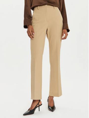 Weekend Max Mara Штани з тканини Estasi 2425136032 Бежевий Straight Fit Weekend Max Mara Штани з тканини Estasi 2425136032 Бежевий Straight Fit
