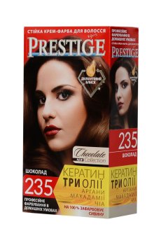 Стойкая крем-краска для волос Vips Prestige 235 Шоколад, 100 мл