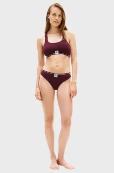 Женские бордовые трусики THONG Бордовый XS Tommy Hilfiger UW0UW06063