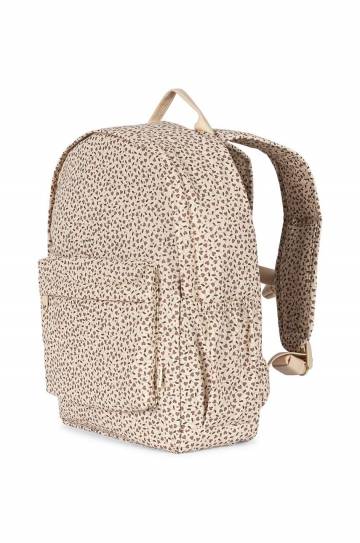 Детский рюкзак Konges Sløjd цвет бежевый большой узорный