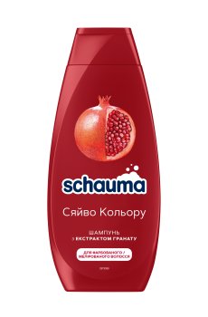 Шампунь Schauma Сияние цвета, для окрашенных и мелированных волос, с экстрактом граната, 400 мл